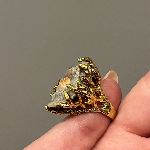 Panetta geode gold ring - Picture 4 of 6